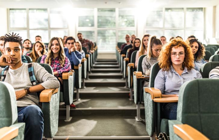 Studenter på universitetet