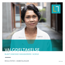 Rapport fra Likestillingssenteret