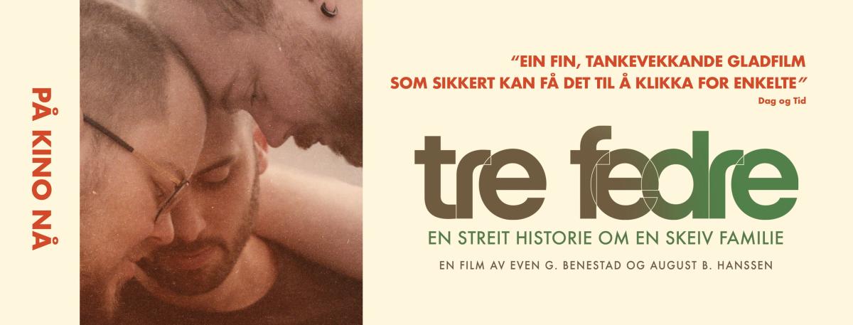 Plakat for filmen "Tre fedre".
