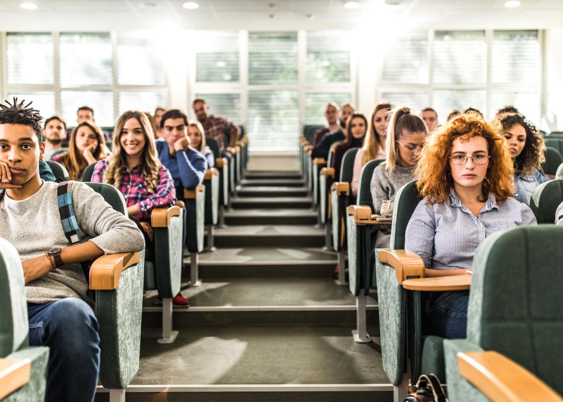 Studenter på universitetet