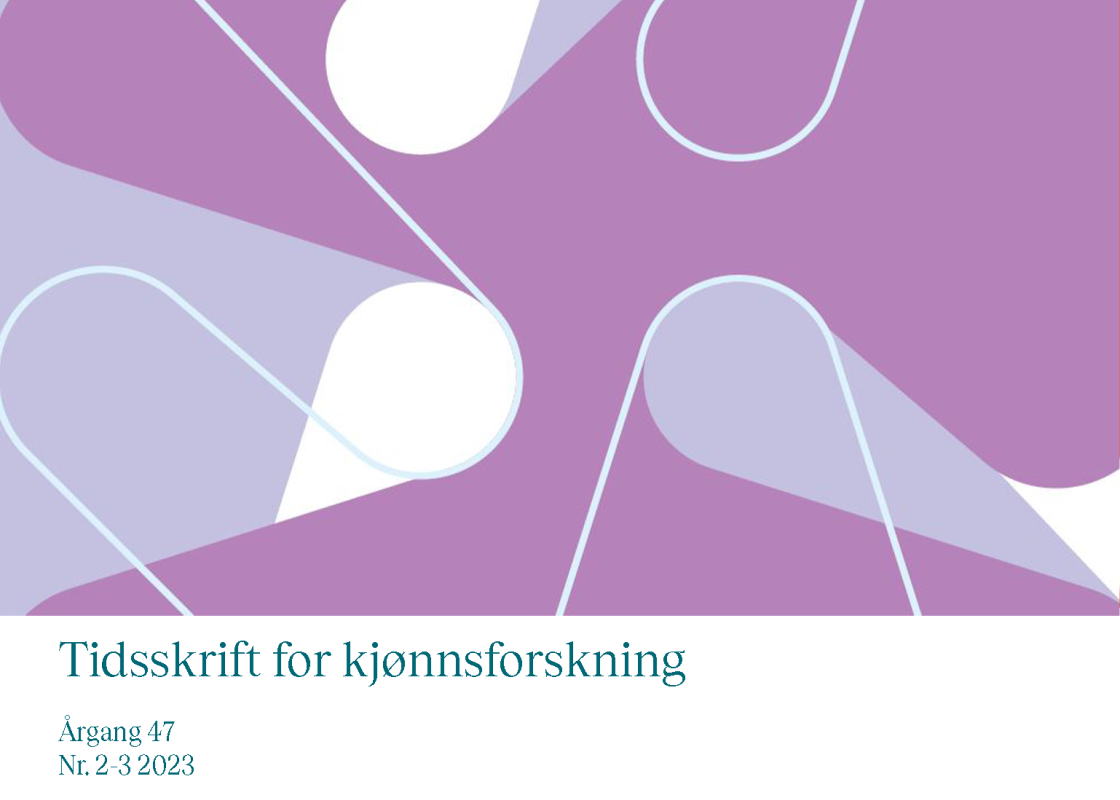 Bilde av forsiden til Tidsskrift for kjønnsforskning 2-3-23
