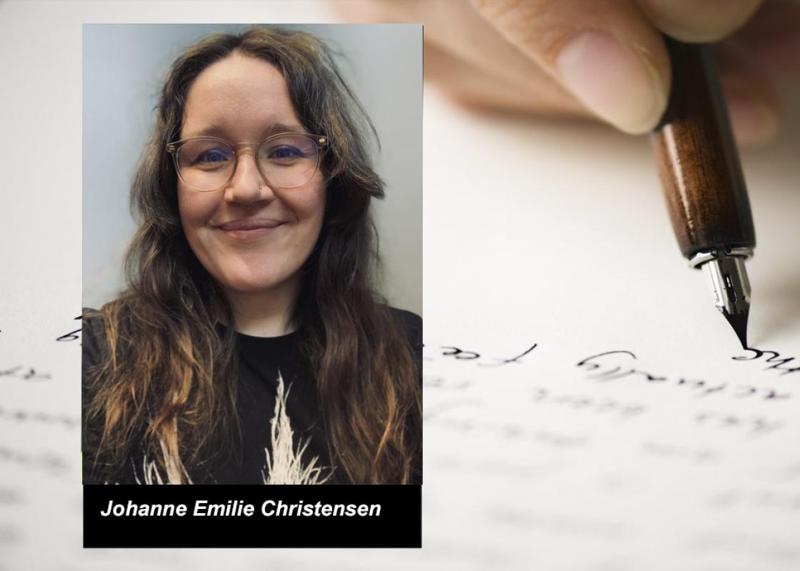 Portrettfoto av Johanne Emilie Christensen