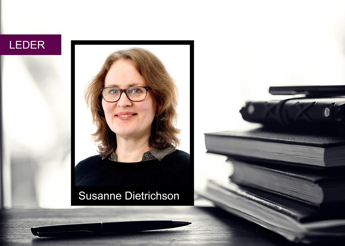 Portrettfoto av Susanne Dietrichson, redaktør i Kildens nyhetsmagasin