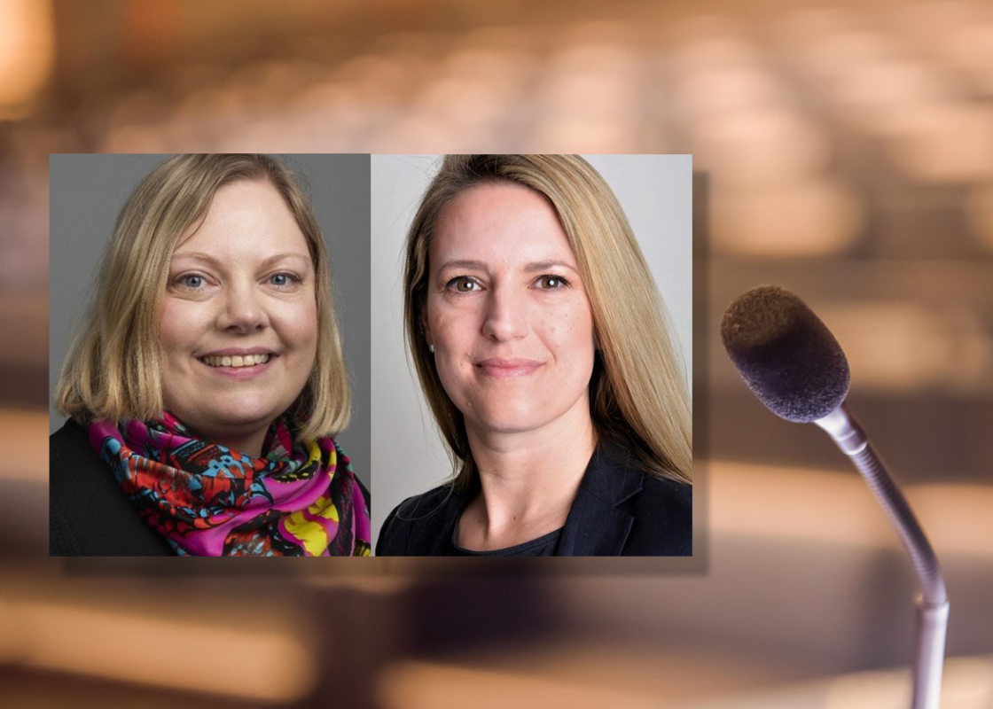 Astri Dankertsen, professor (t.v.) og Ann-Torill Tørrisplass, førsteamanuensis. Begge ansatt ved Nord universitet og redaktører for Tidsskrift for kjønnsforskning.