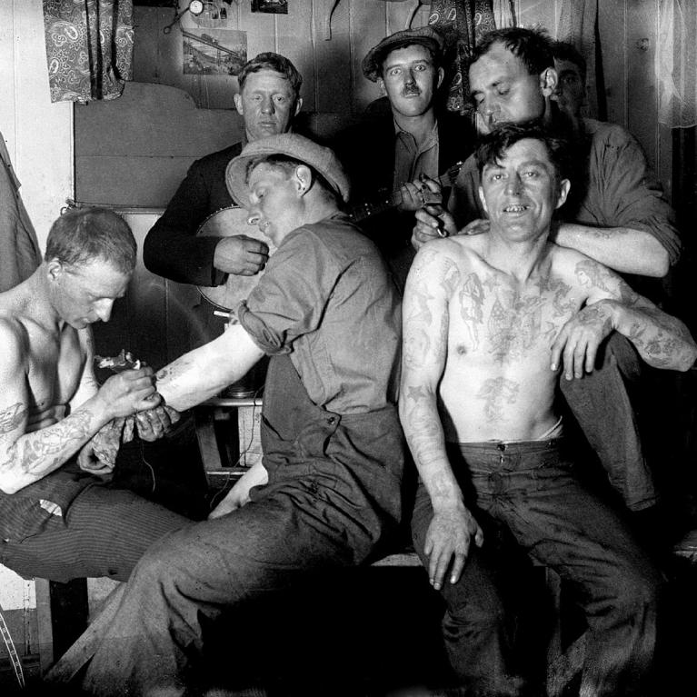 Hvalfangere fra Grytviken i Sør-Georgia