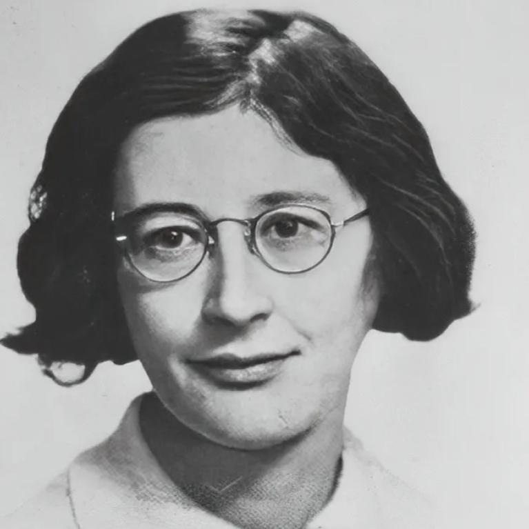 Simone Weil fotografert i 1909