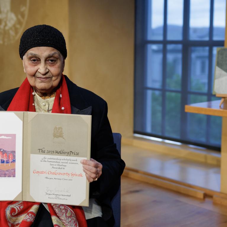 Gayatri Spivak holder Holbergprisen