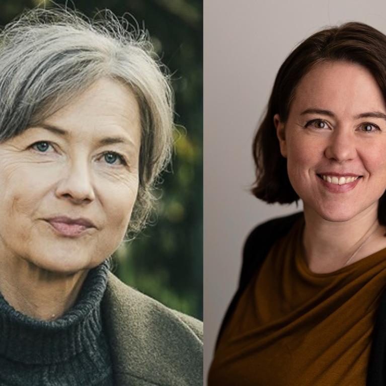 Portrettfoto av Kari Jegerstedt, professor ved UiB og Siri Øyslebø Sørensen, professor ved NTNU